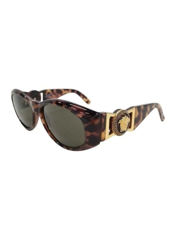 Versace Gianni Sunglasses Medusa M Brown Acetate Eyewear main image 5